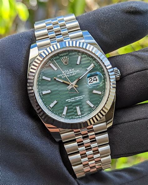 rolex date just green|Rolex Datejust price chart.